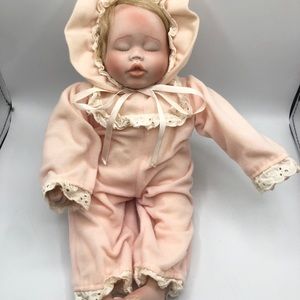 Baby By Edwin M. Knowles Porcelain Doll